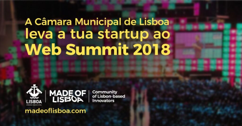 Leva a tua Startup ao Web Summit 2018!