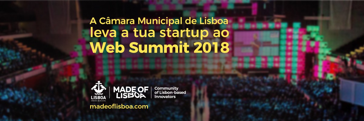 Leva a tua Startup ao Web Summit 2018!