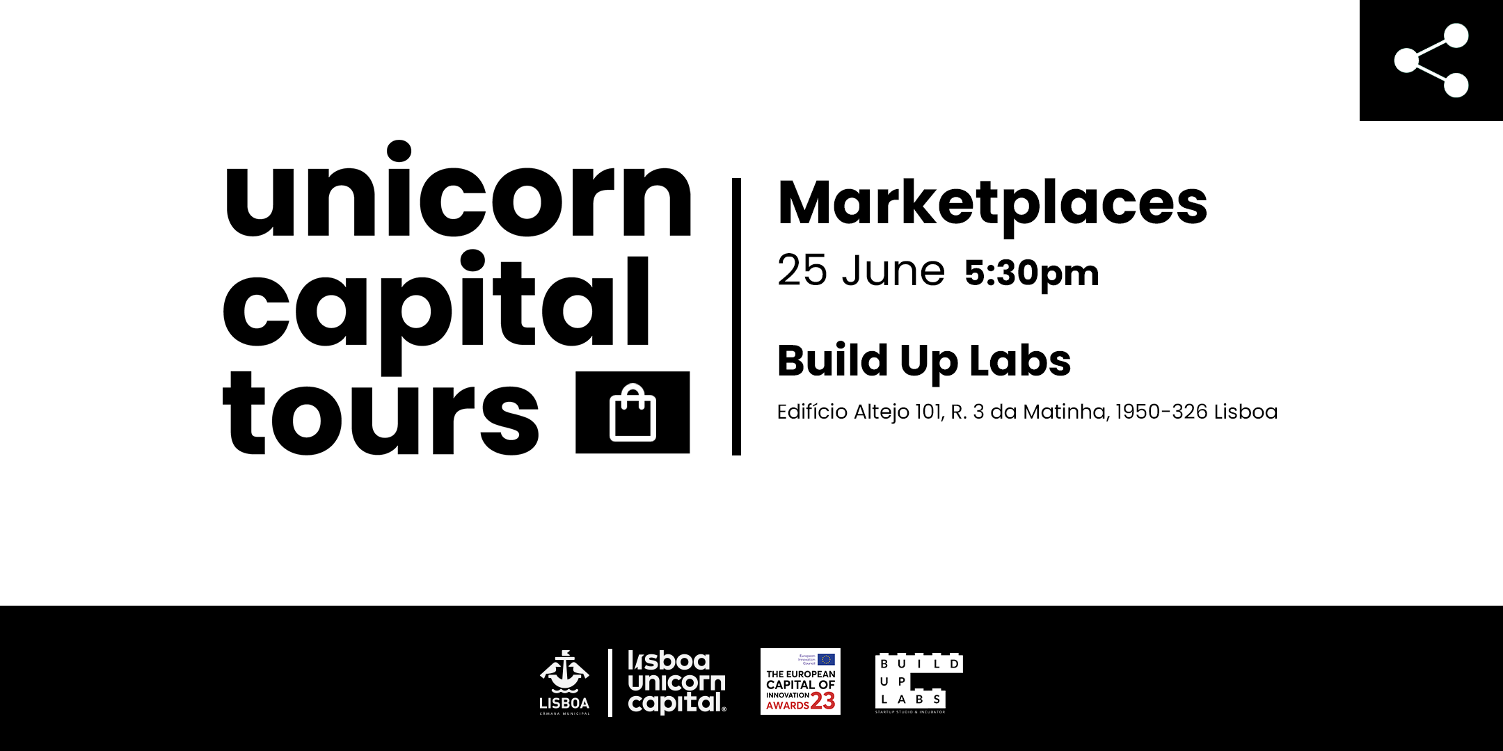 Unicorn Capital Tours organiza tour dedicada a Marketplaces em Lisboa