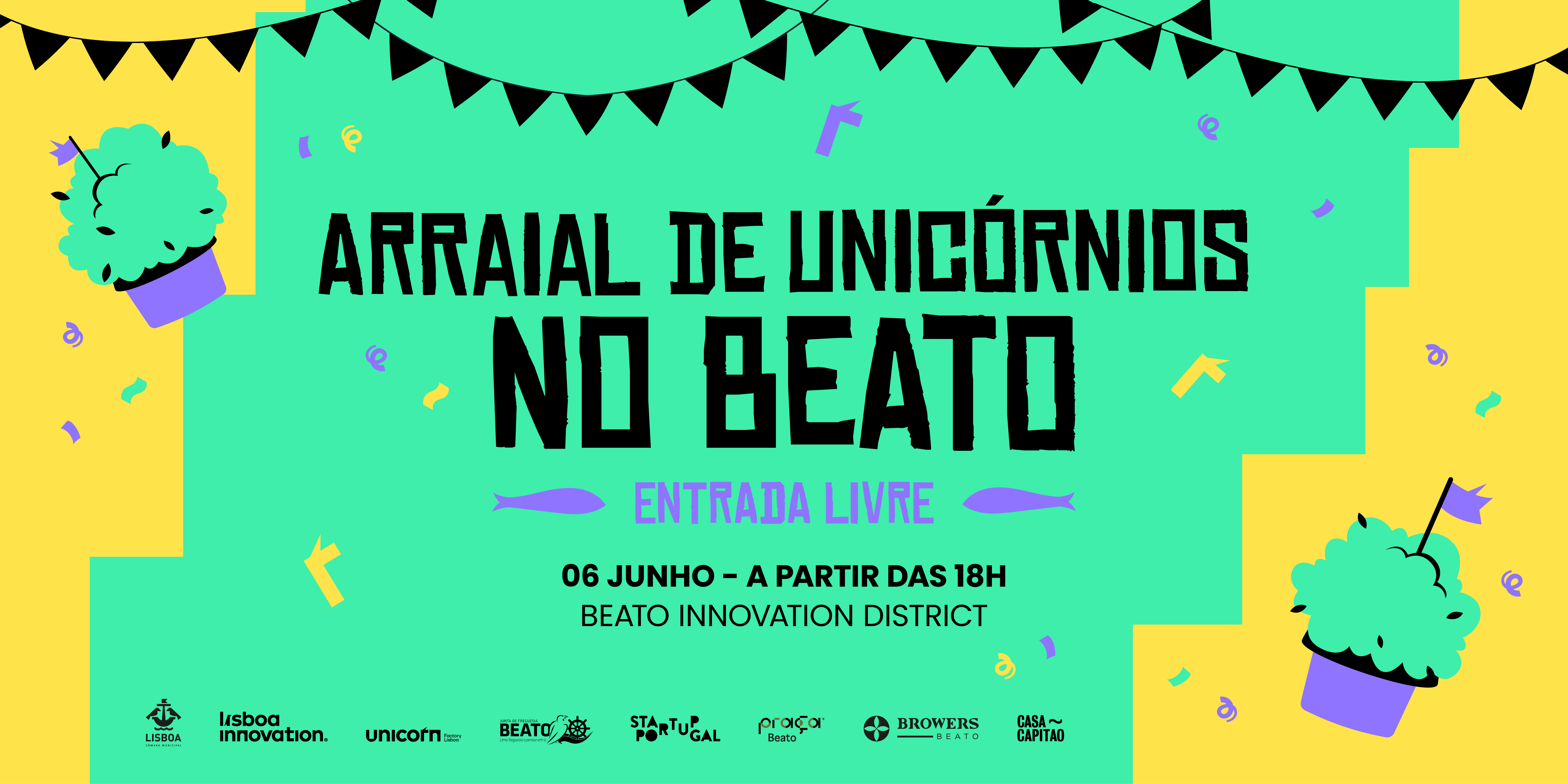 Arraial de Unicórnios no Beato